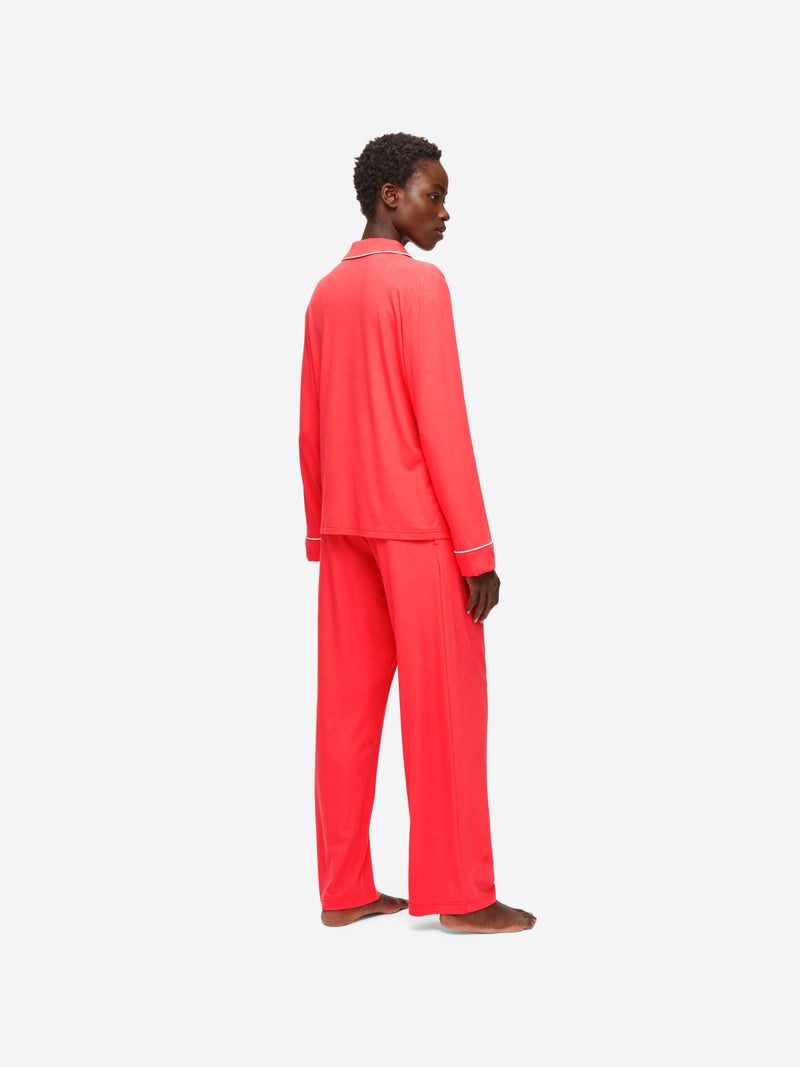 Women's Pyjamas Lara 2 Micro Modal Stretch Pink - 4