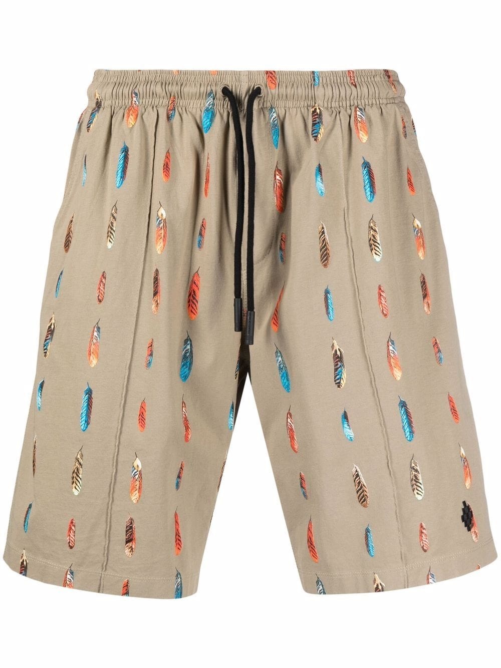 graphic-print knee-length shorts - 1