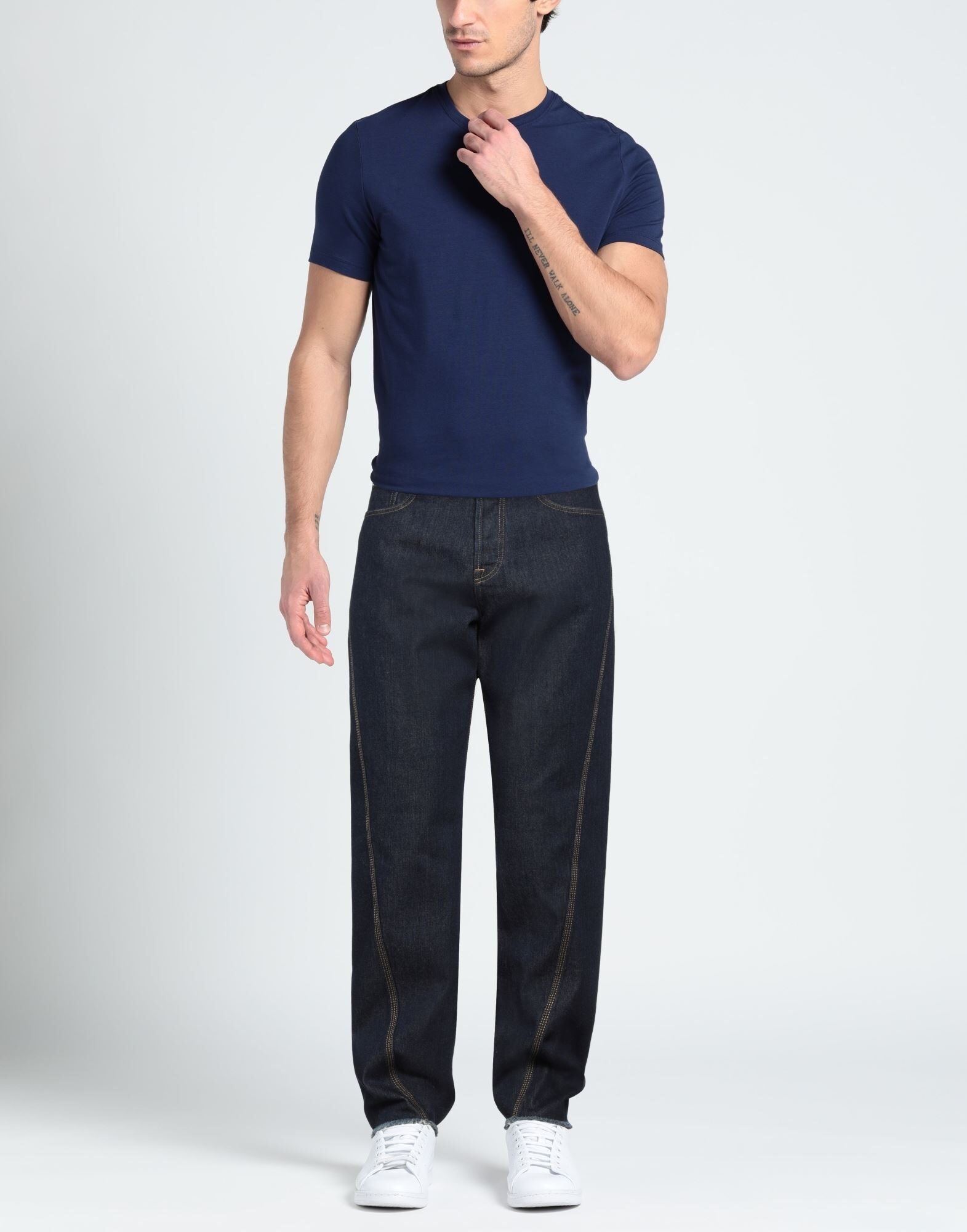 Blue Men's Denim Pants - 2