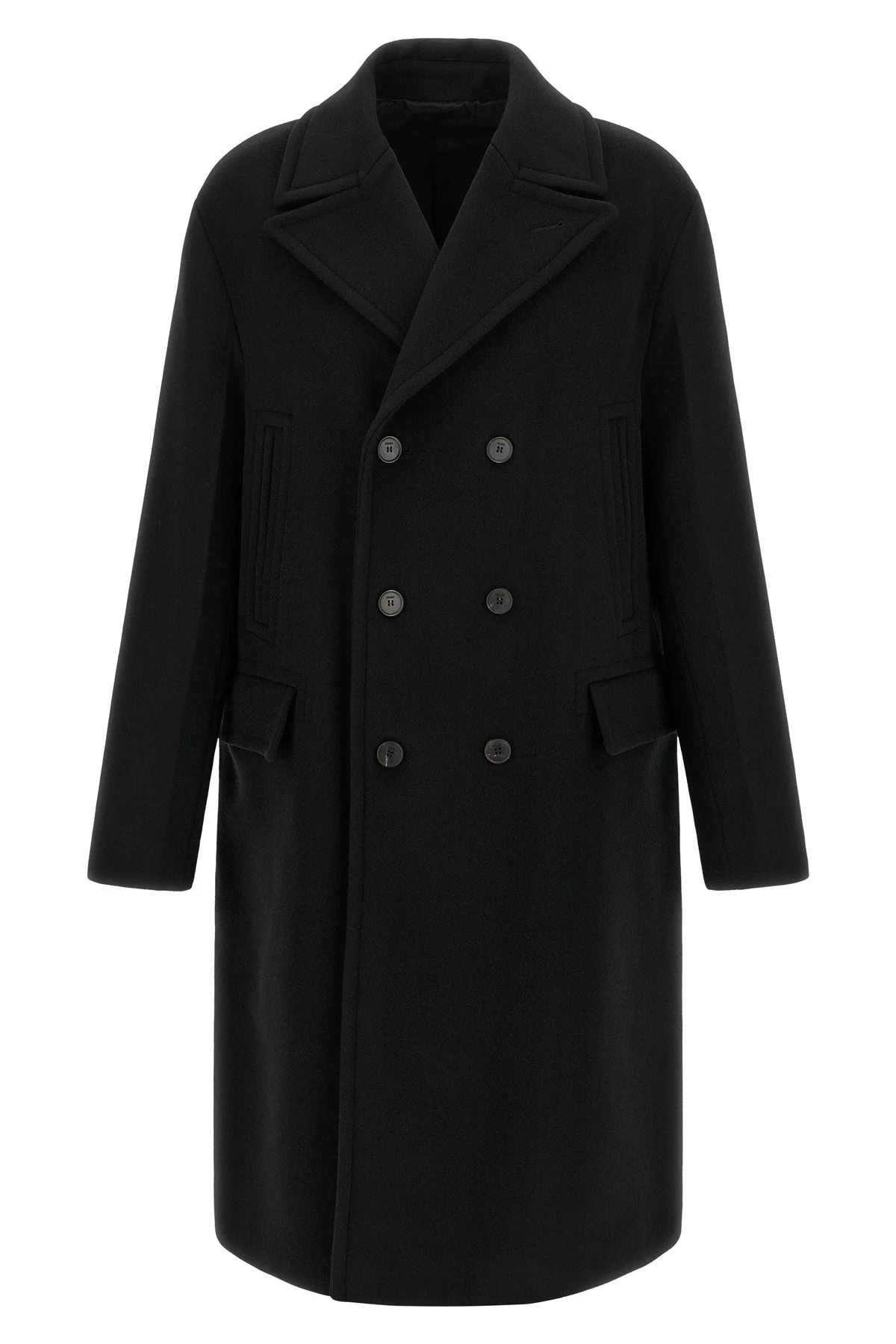 Angora And Wool Coat - 1