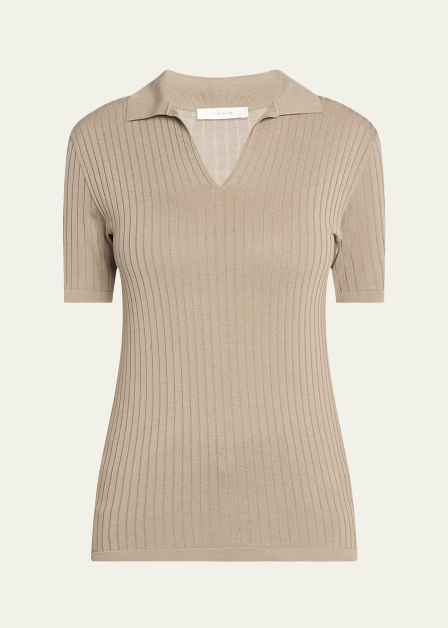 Kaiomi Ribbed Short-Sleeve Top - 1