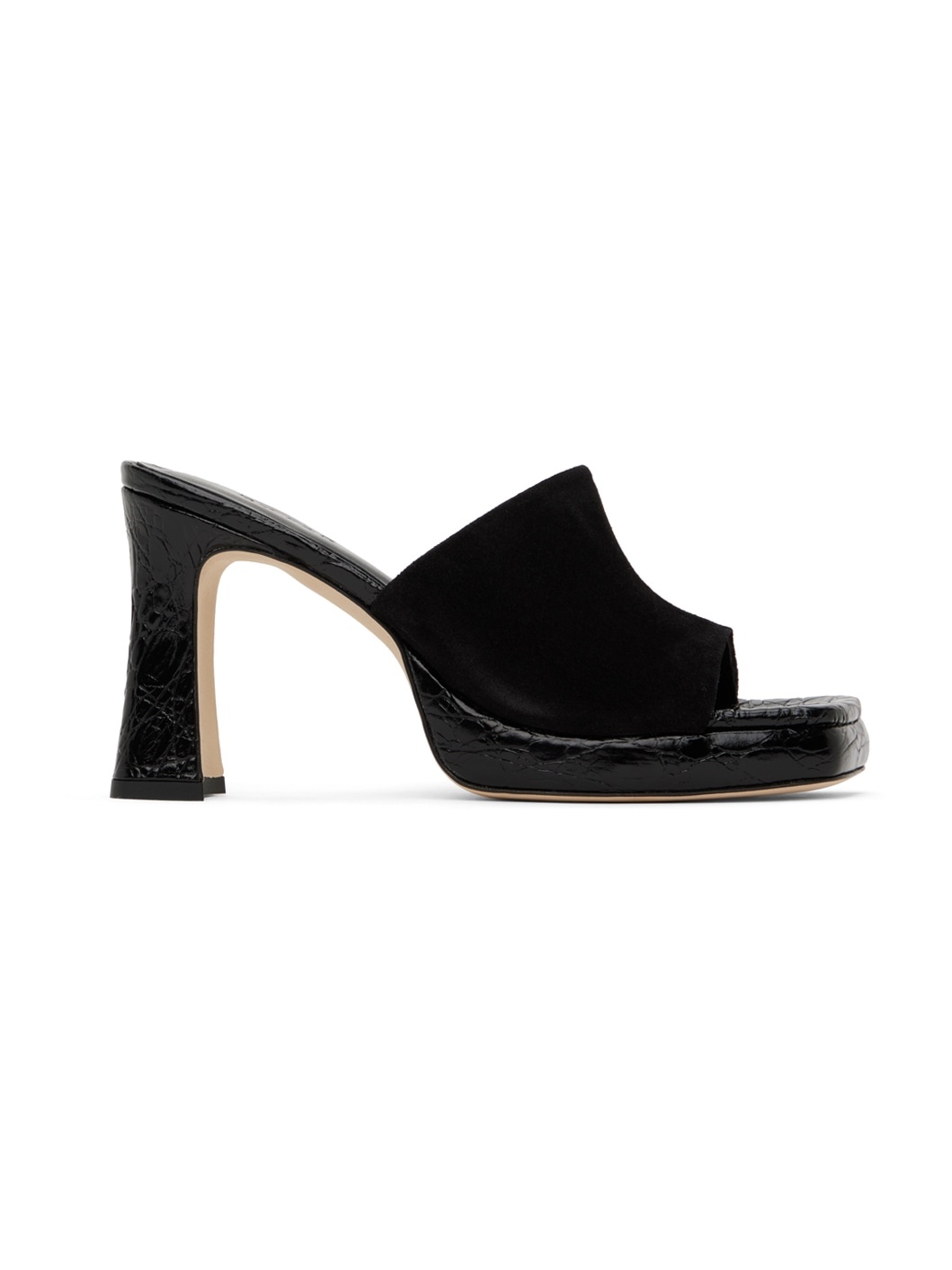 Black Beliz Mules - 1