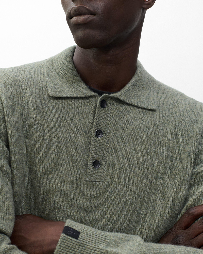Declan Cashmere Polo Sweater 4
