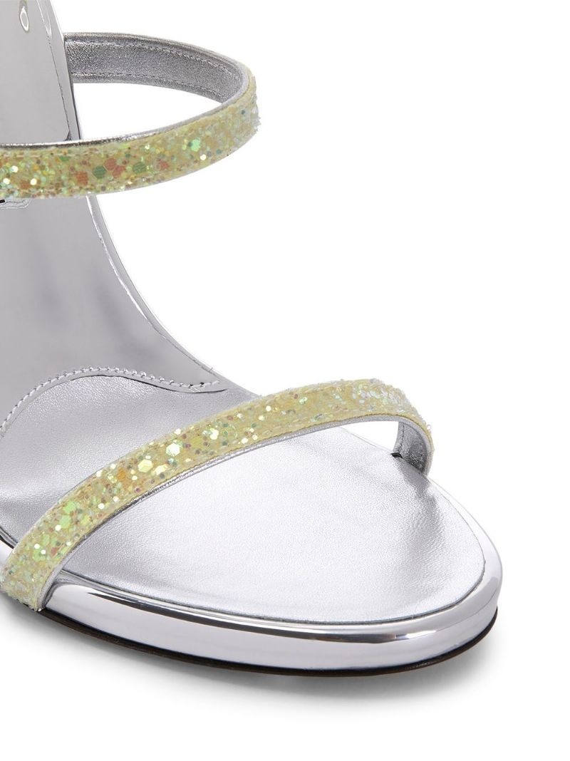 Harmony glitter strappy sandals - 4