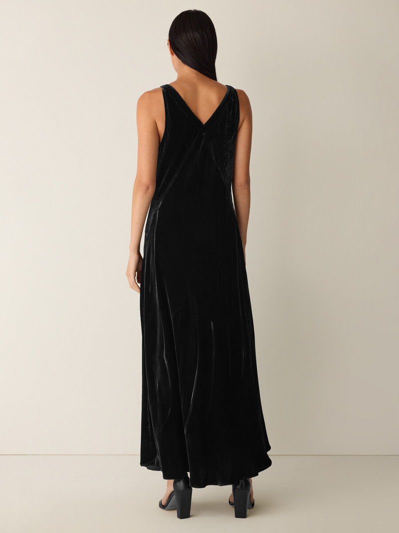 Velvet V-Neck Dress 4