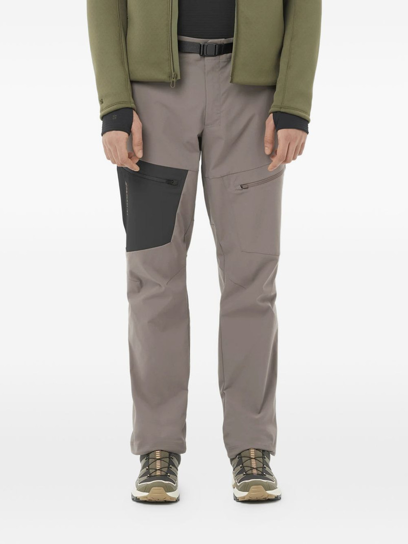 SALOMON panelled buckled-belt trousers outlook