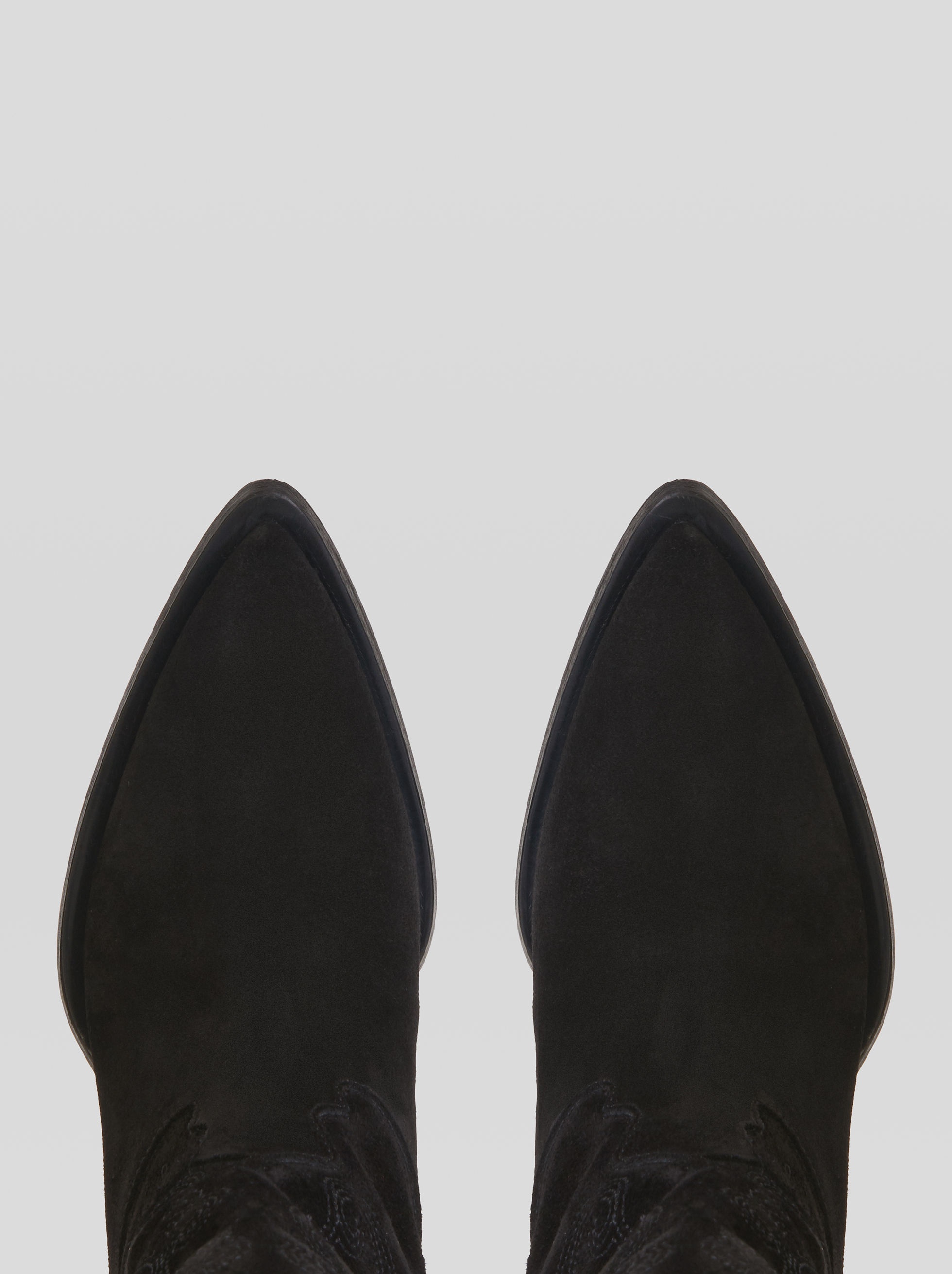 SUEDE BOOTS WITH PAISLEY EMBROIDERY - 2