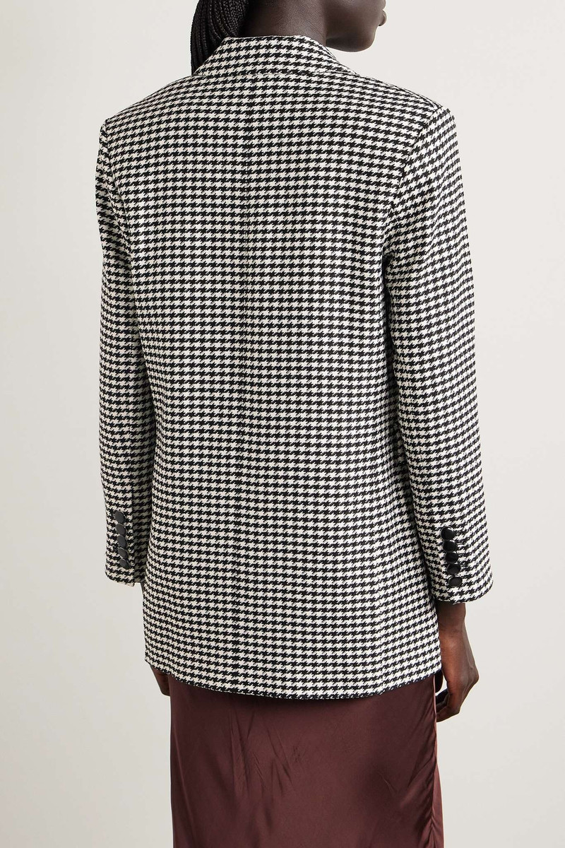Hutchinson belted houndstooth woven blazer 4