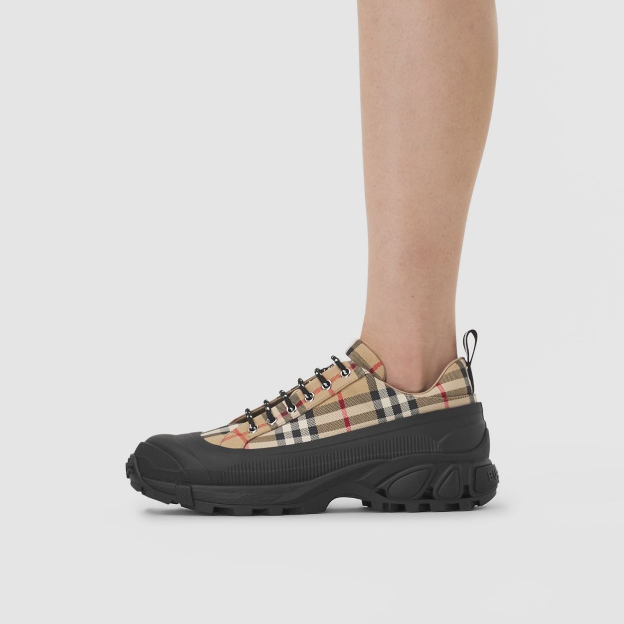 Vintage Check Cotton Arthur Sneakers - 3