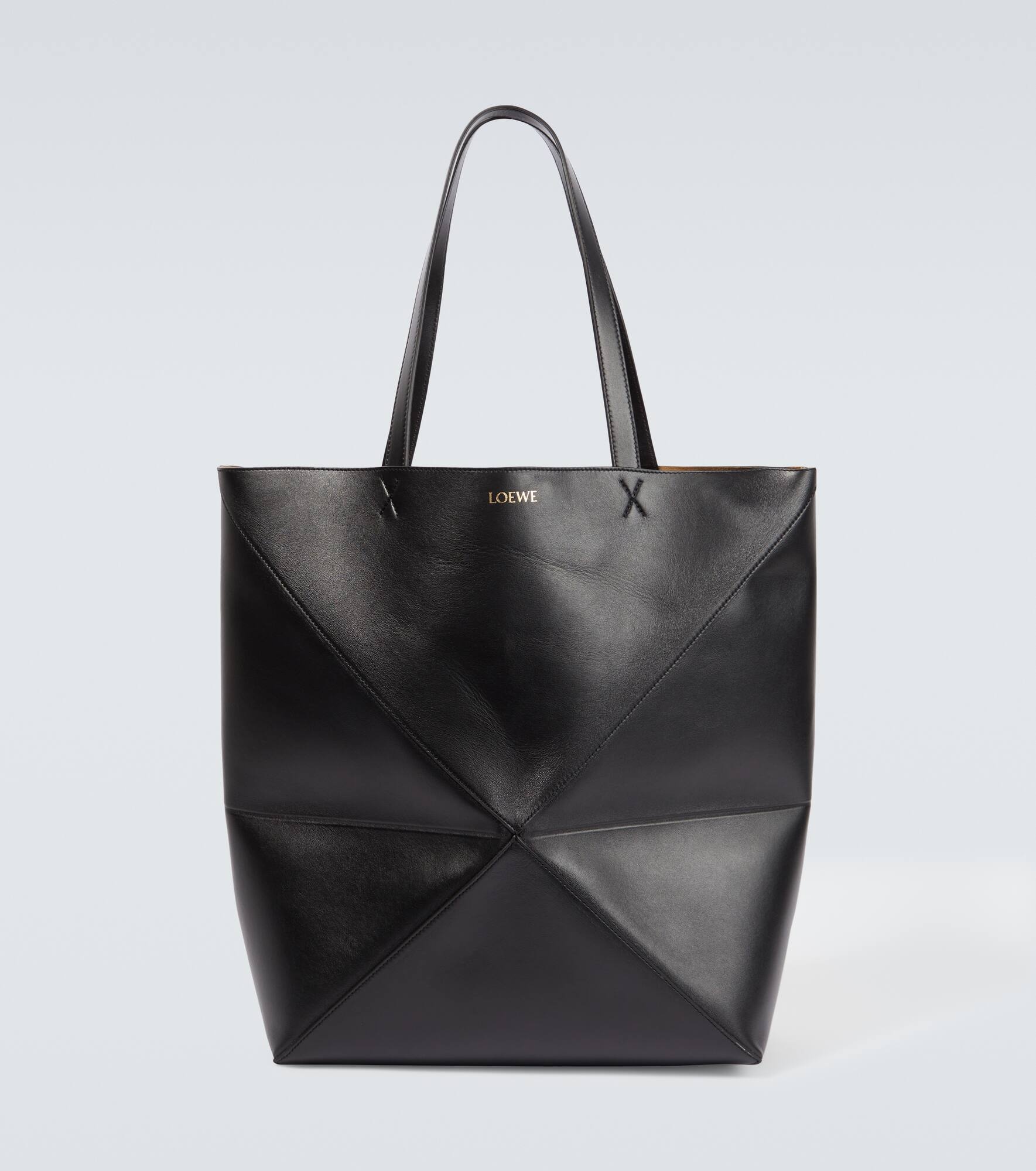 Loewe Puzzle Fold Large leather tote bag | mytheresa