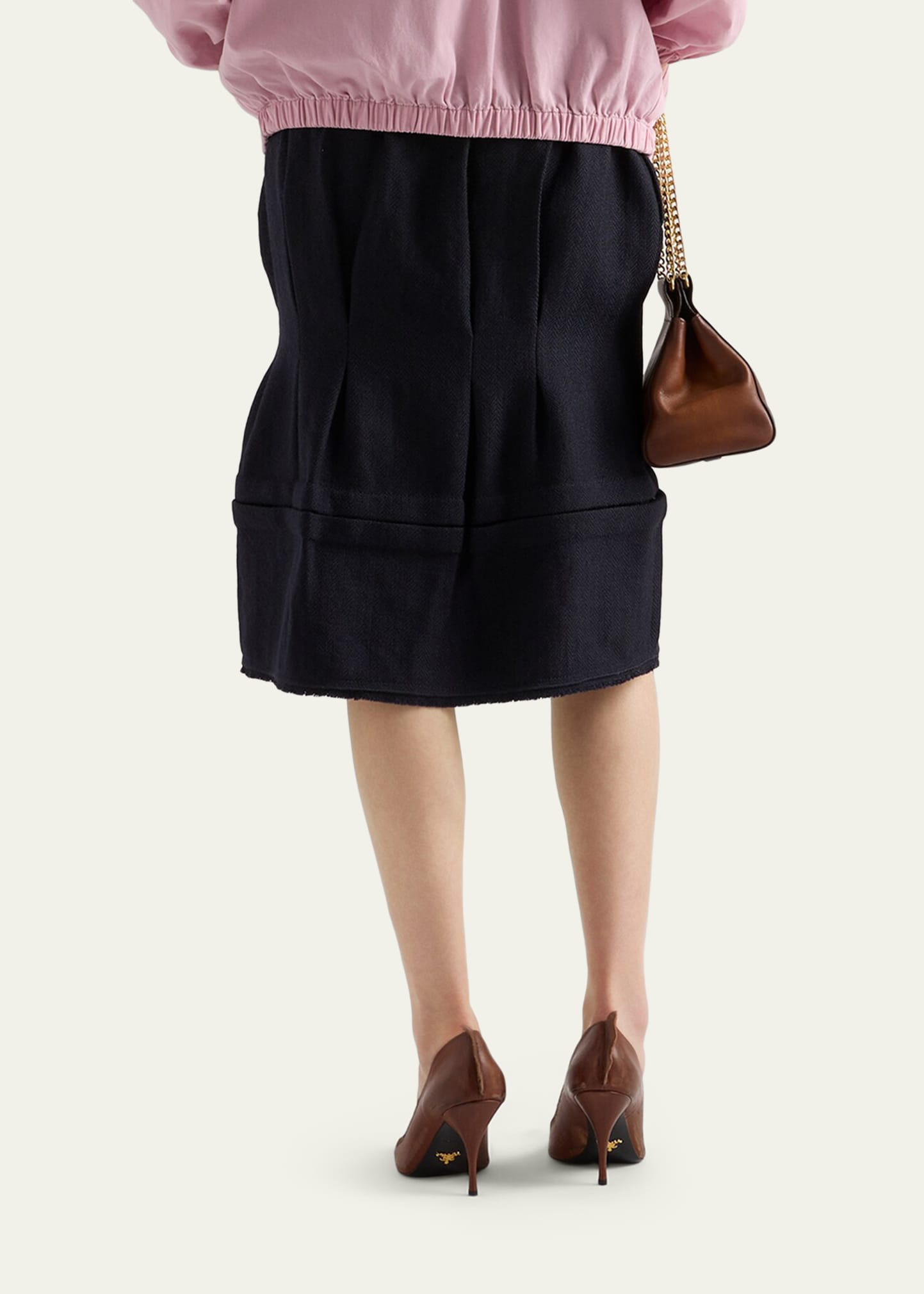 Wool Midi Skirt - 3