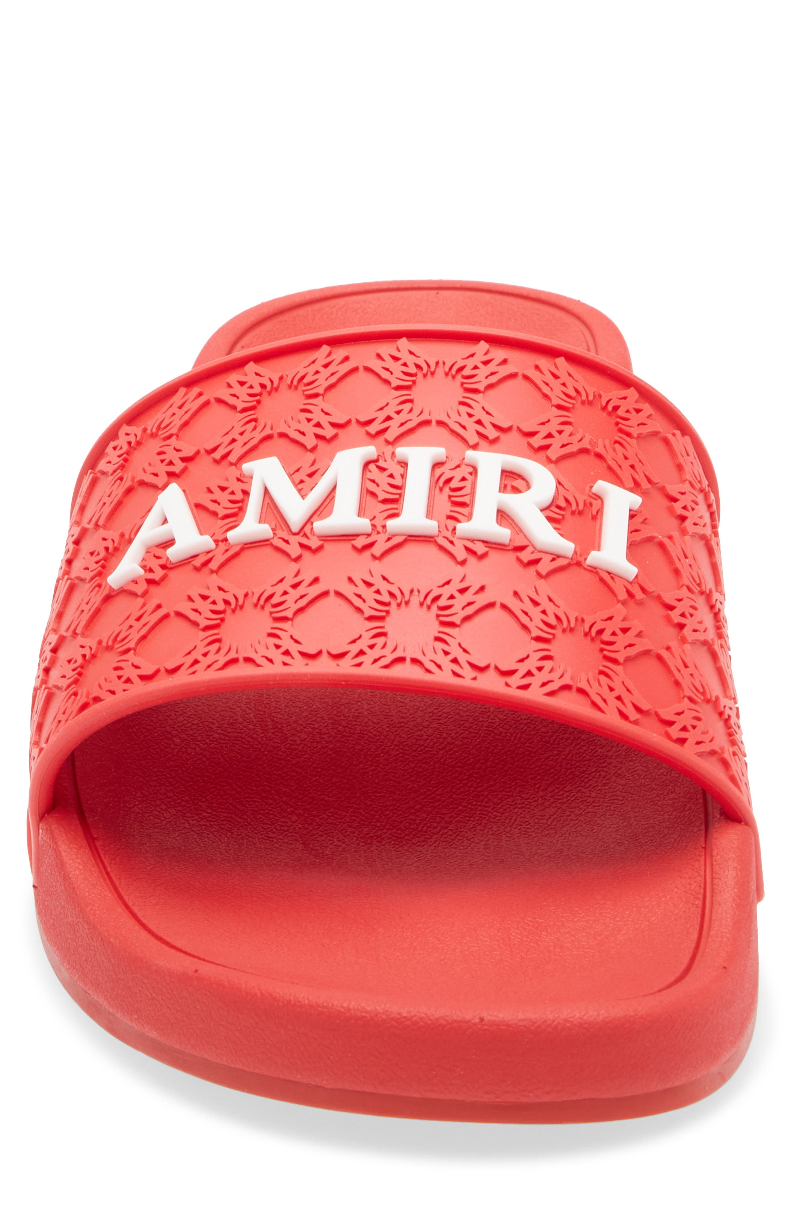 AMIRI MA Quad Slide Sandal in True Red at Nordstrom - 4