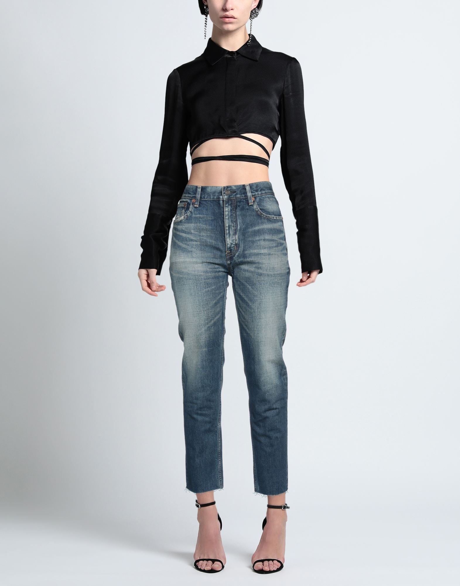 Blue Women's Denim Pants - 2