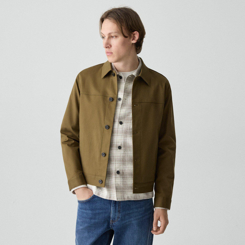 Button Jacket in Twill Stretch 2