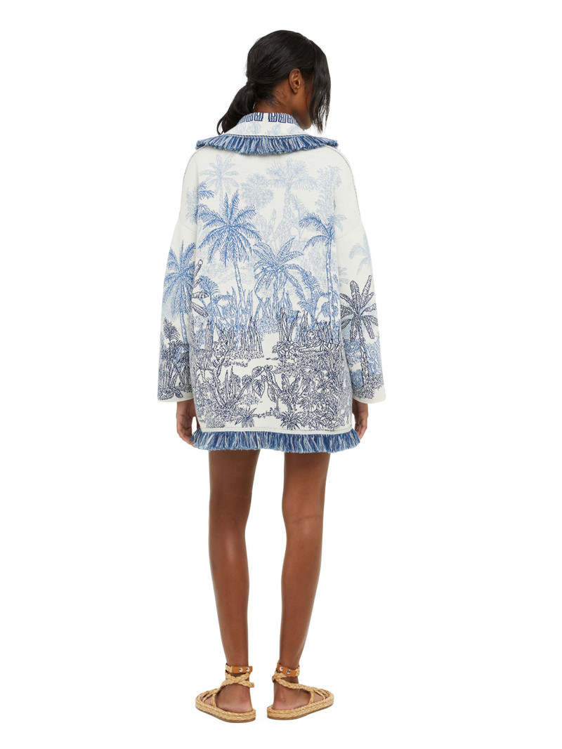 Jungle Toile De Jouy Cardigan 8