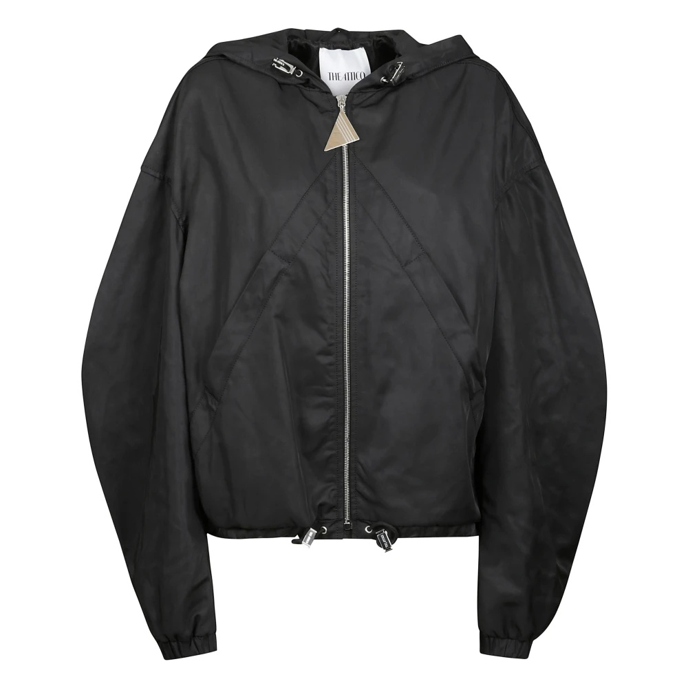 コート THE ATTICO OUTERWEAR (WCB00004LBT128AA) THE ATTICO: Jacket woman - Black | The Attico jacket