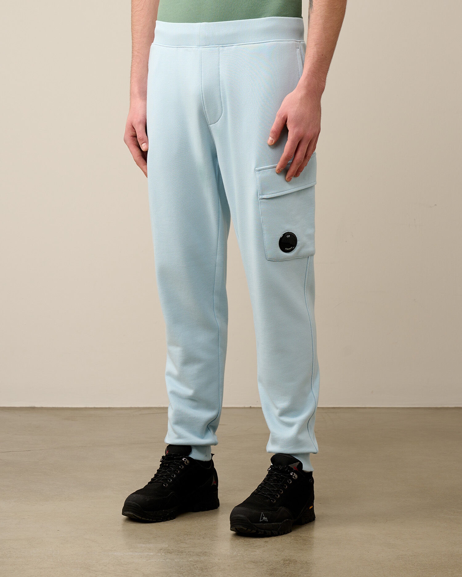 Diagonal Raised Fleece Cargo Sweatpants - 2