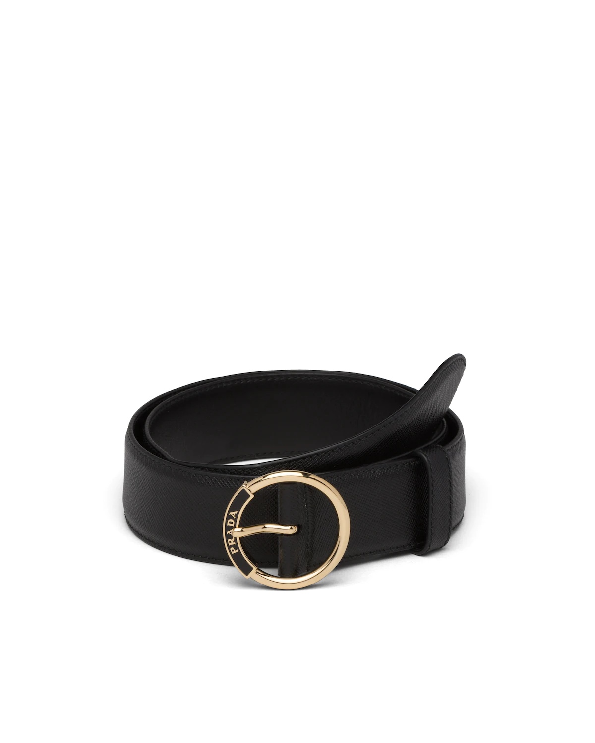 Saffiano leather belt - 1