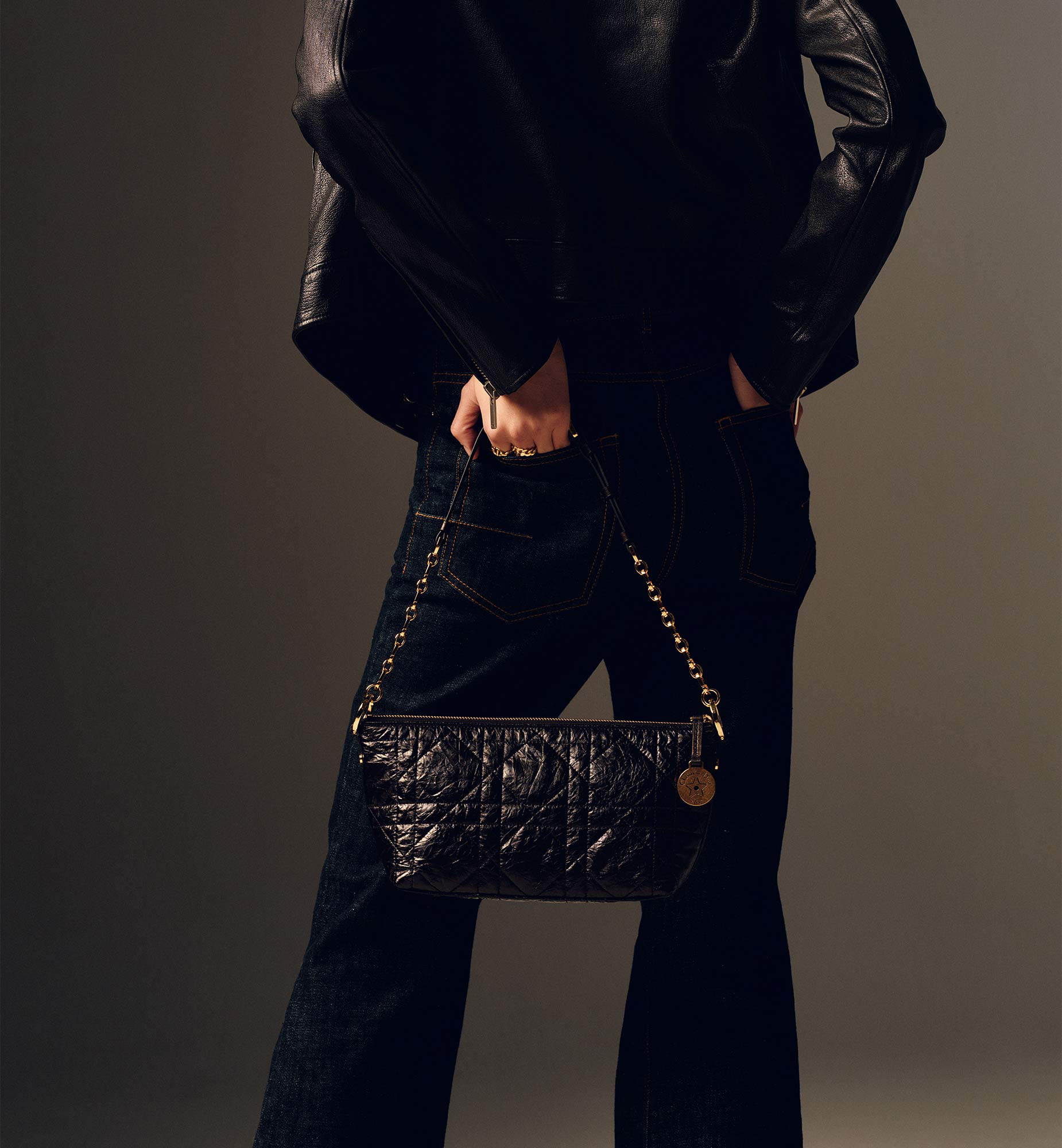Diorstar Hobo Bag with Chain - 7