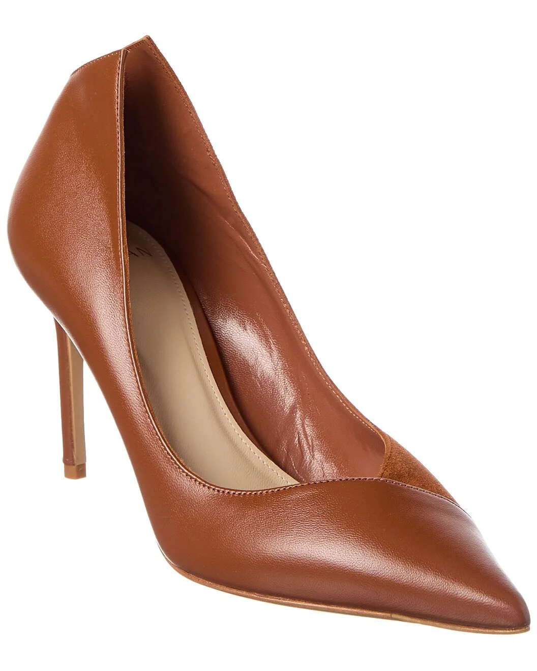 Alexandre Birman Pandora 85 Leather & Suede Pump - 1