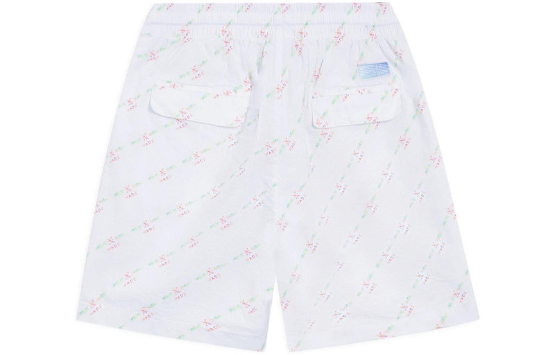Li-Ning Li-Ning Way Of Wade All-Over Print Shorts 'White' AKSS429-2 outlook