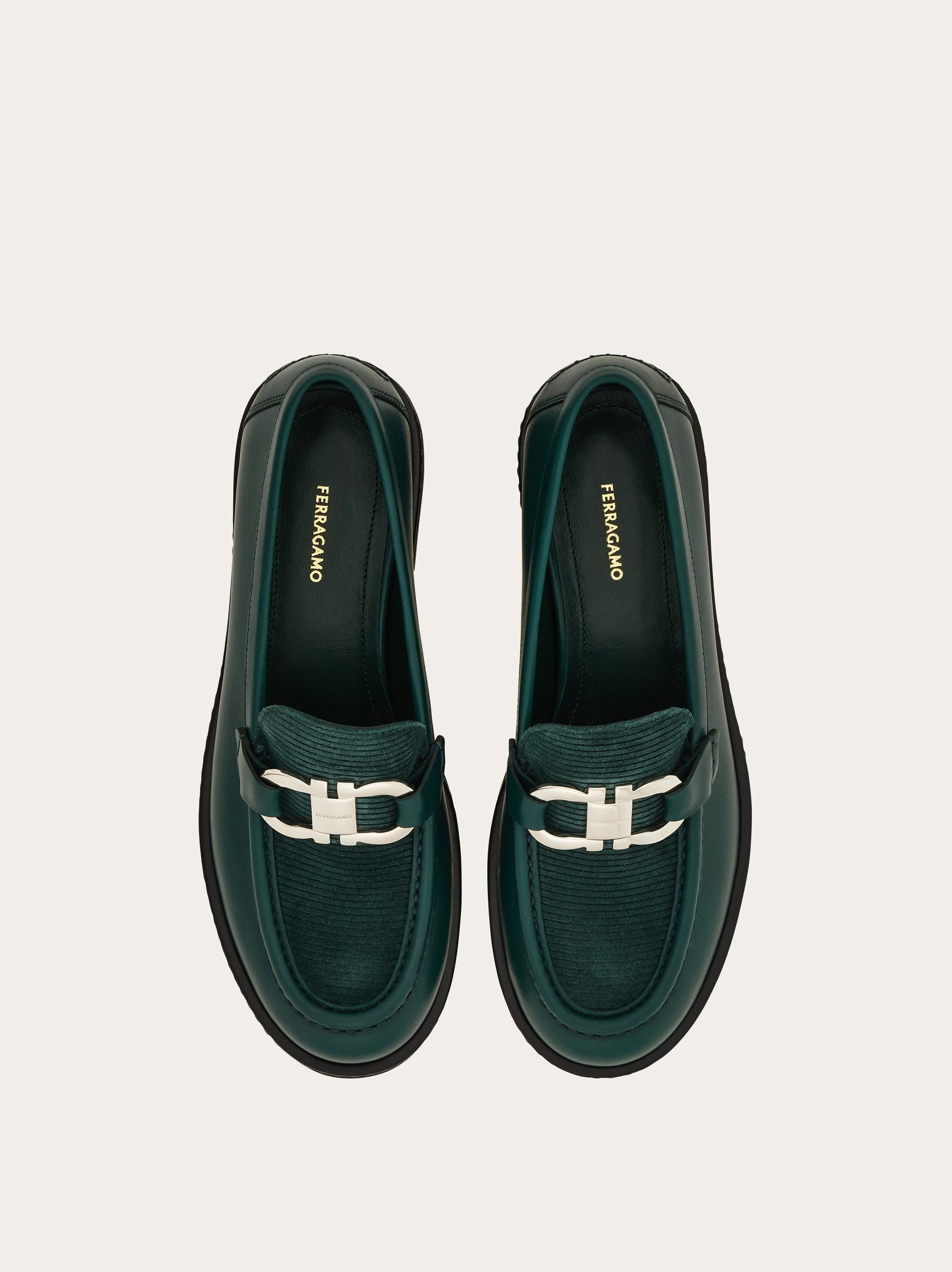 Loafer with Gancini ornament - 3