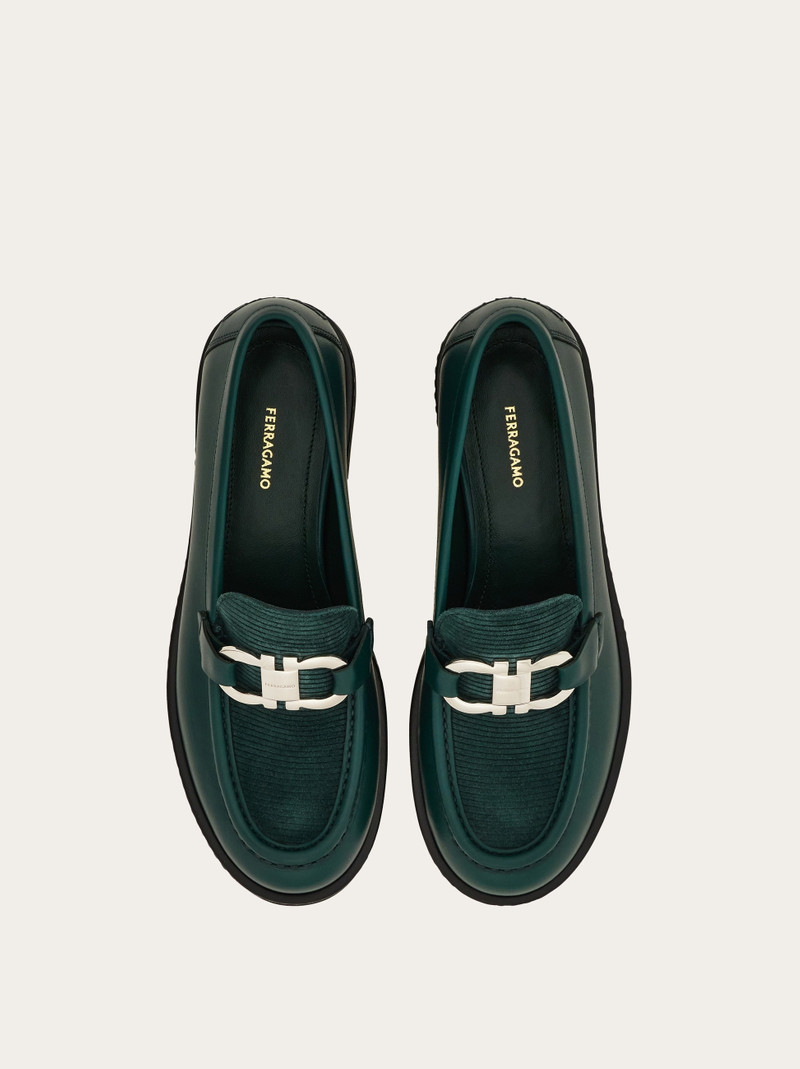 FERRAGAMO Loafer with Gancini ornament outlook