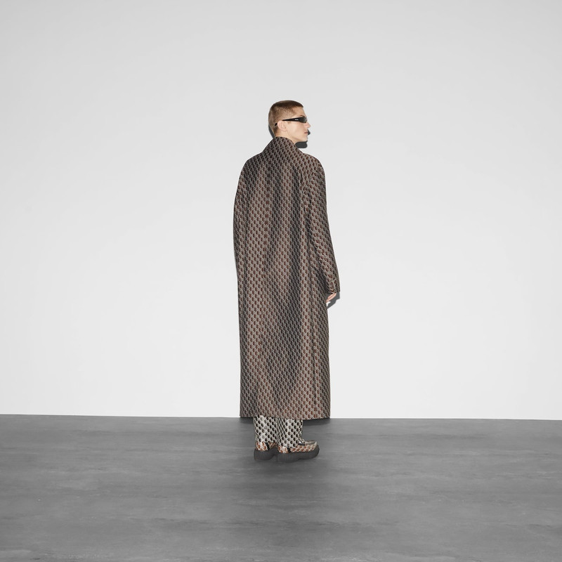 GG nylon jacquard coat 4