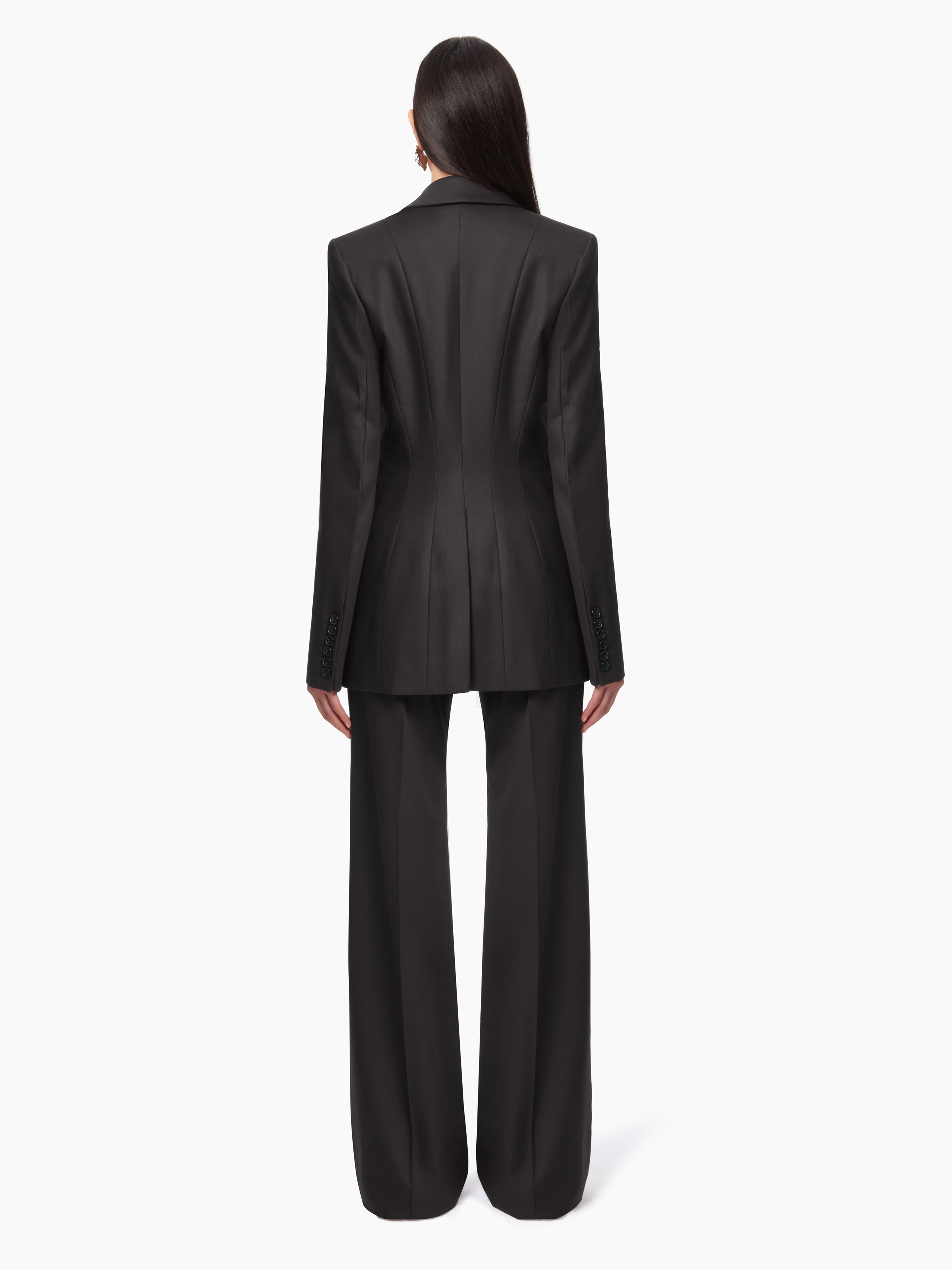 パンツ NINA RICCI WIDE WOOL GABARDINE PANTS NINA RICCI WIDE LEG WOOL GABARDINE PANTS | REVERSIBLE