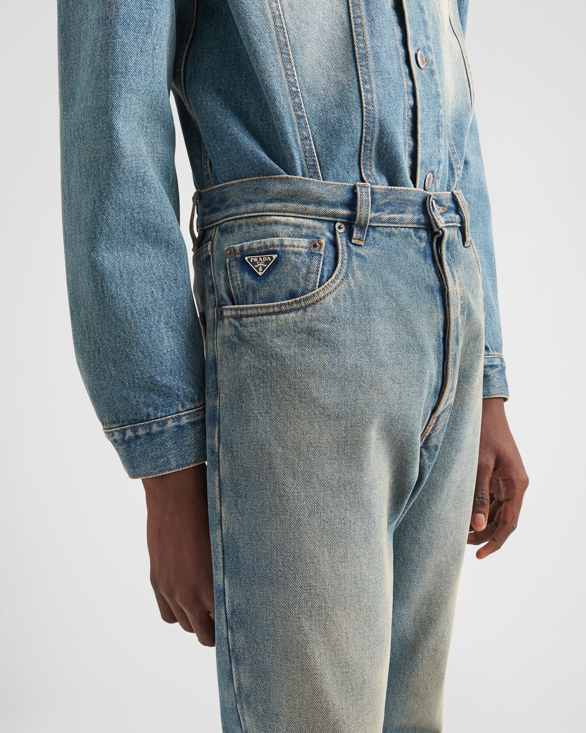 Prada Five-pocket denim jeans | REVERSIBLE Prada Five-pocket denim jeans | REVERSIBLE