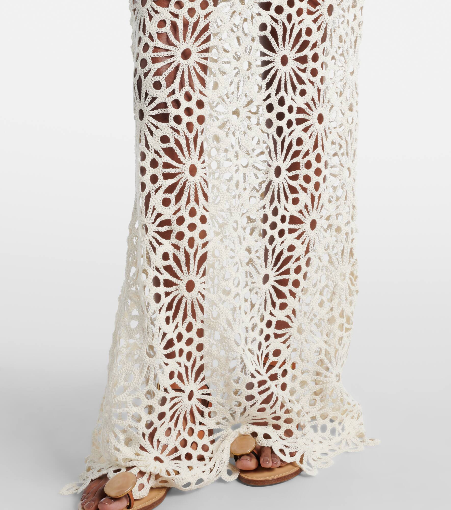 Obie floral lace maxi skirt - 5