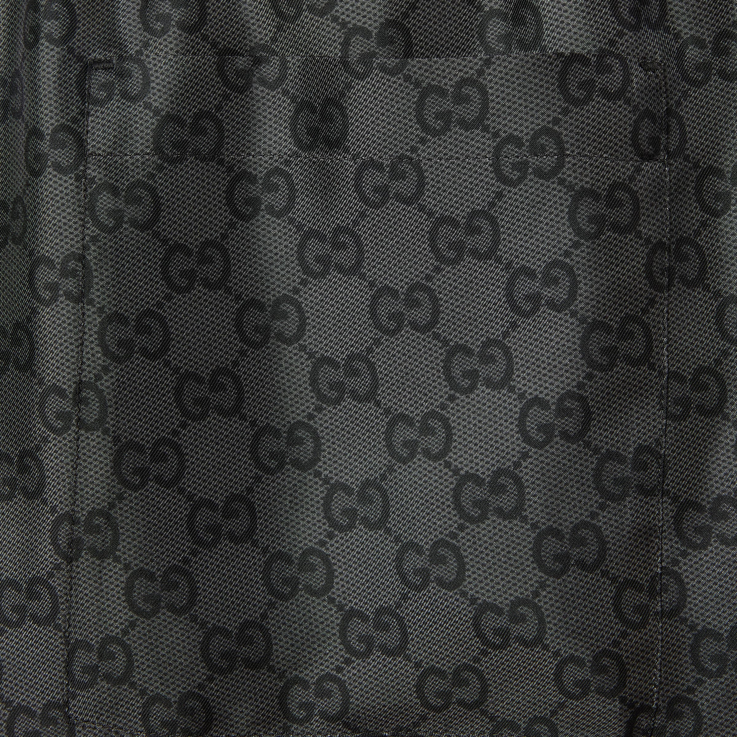 Printed silk twill shorts - 6