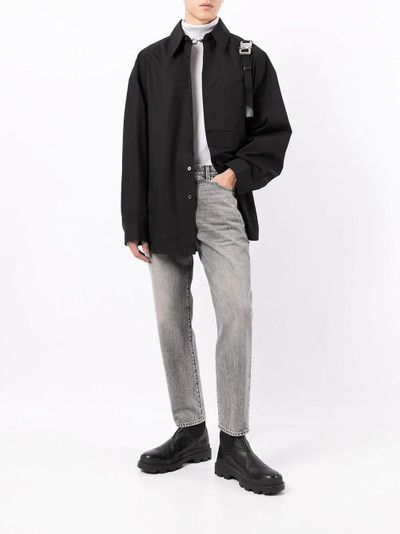 Wooyoungmi asymmetric panel shirt outlook