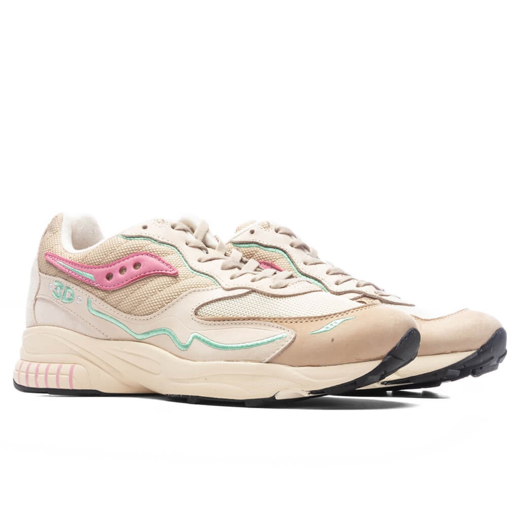 3RD GRID HURRICANE - BEIGE/PINK/BLUE - 2