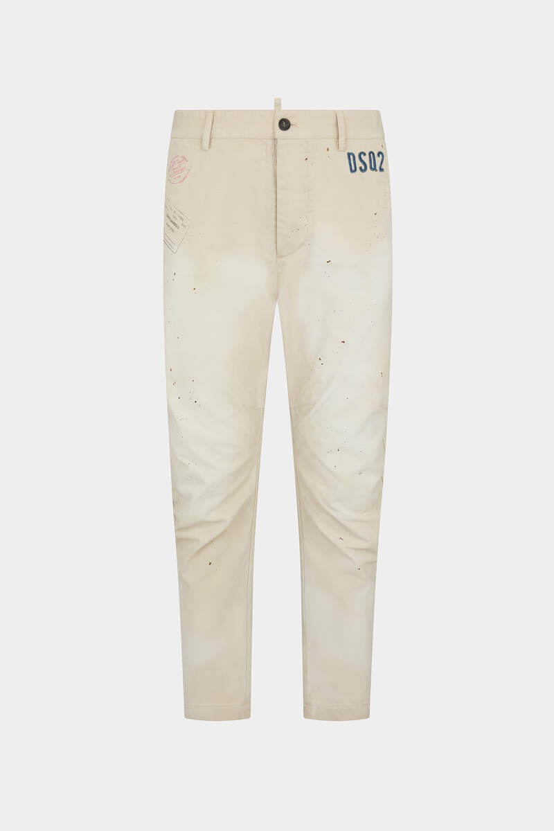 D2 STAMPS SEXY CHINO PANTS - 1