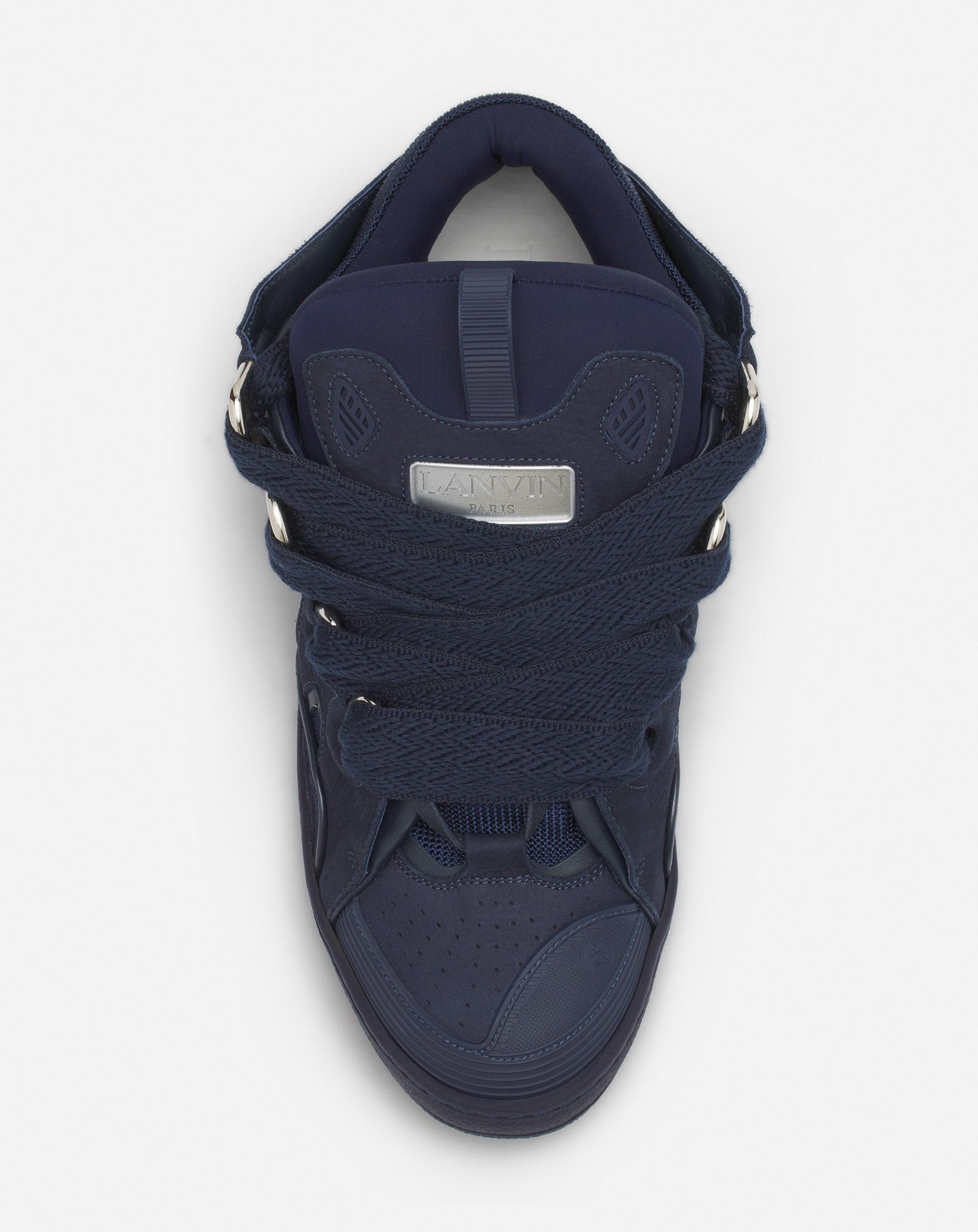 LEATHER CURB SNEAKERS - 4