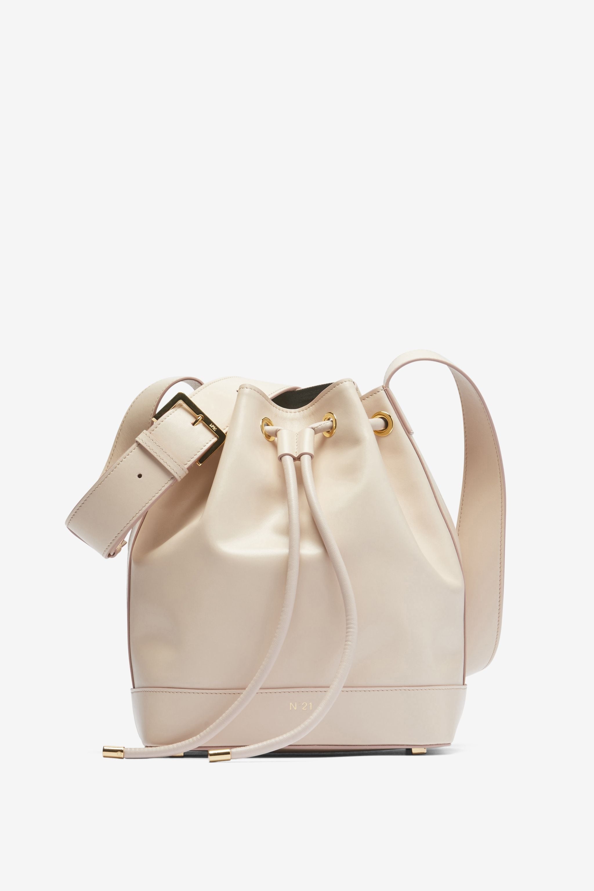 LEATHER BUCKET BAG - 1