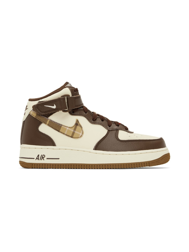 Air Force 1 Mid "Brown Plaid" sneakers - 1