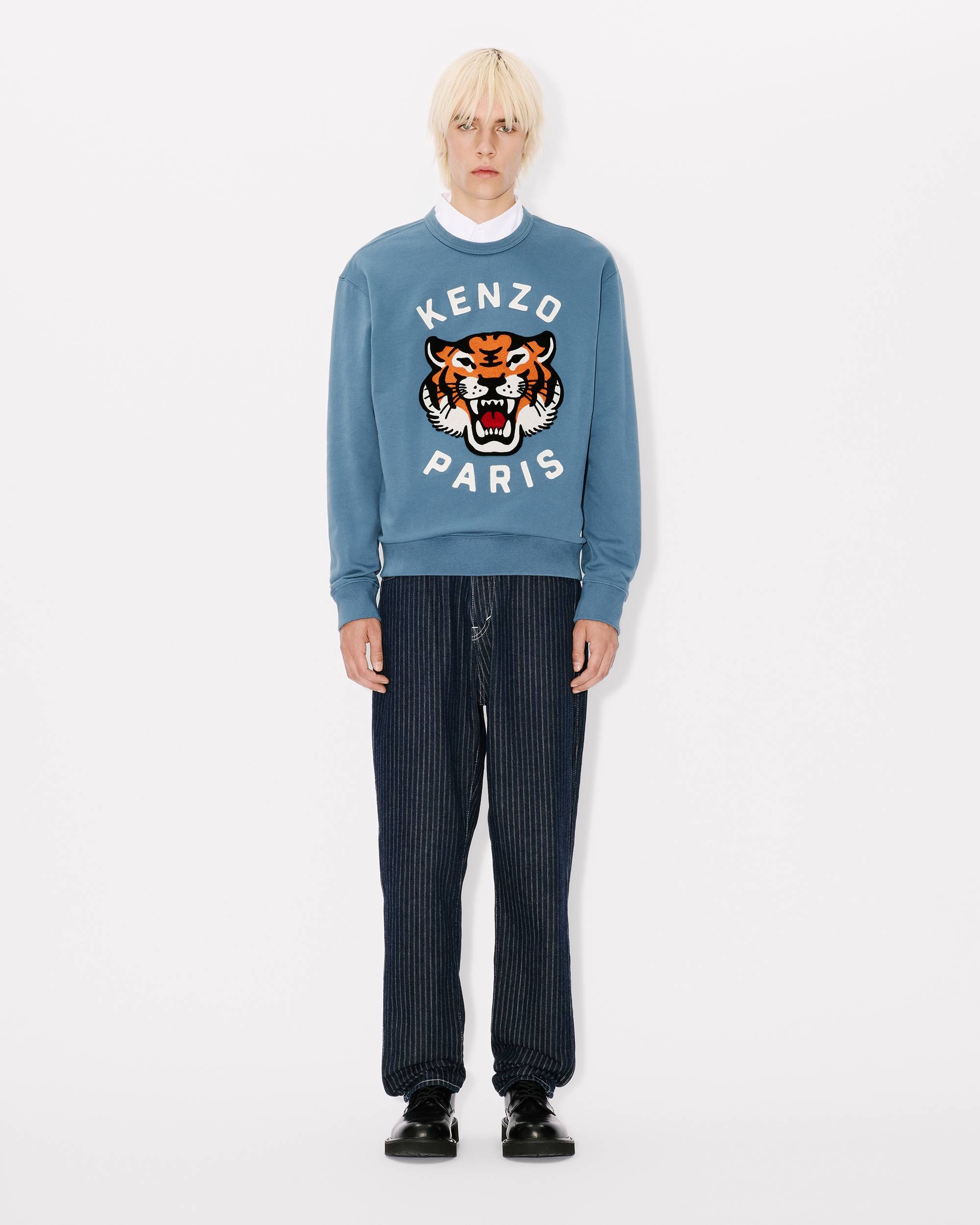 'Lucky Tiger' genderless embroidered sweatshirt - 9