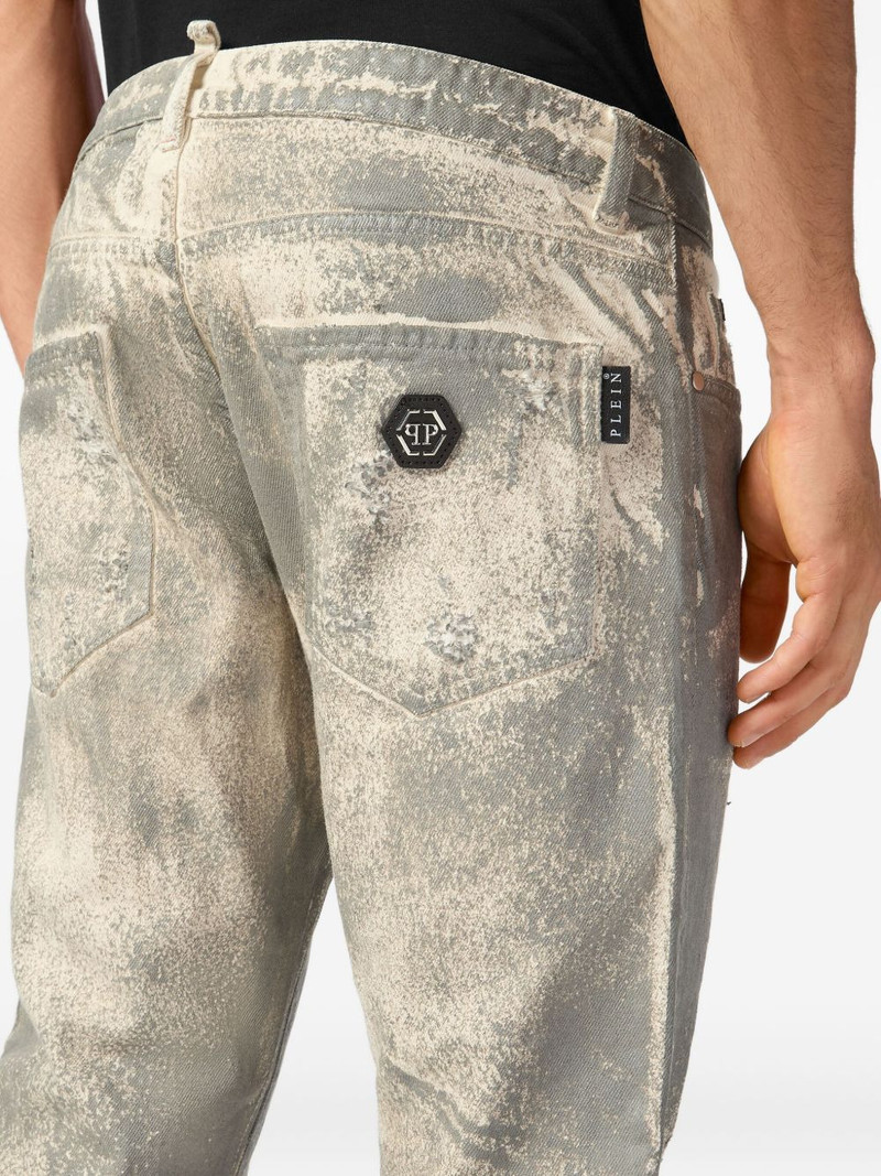 metallic-splatter jeans 4