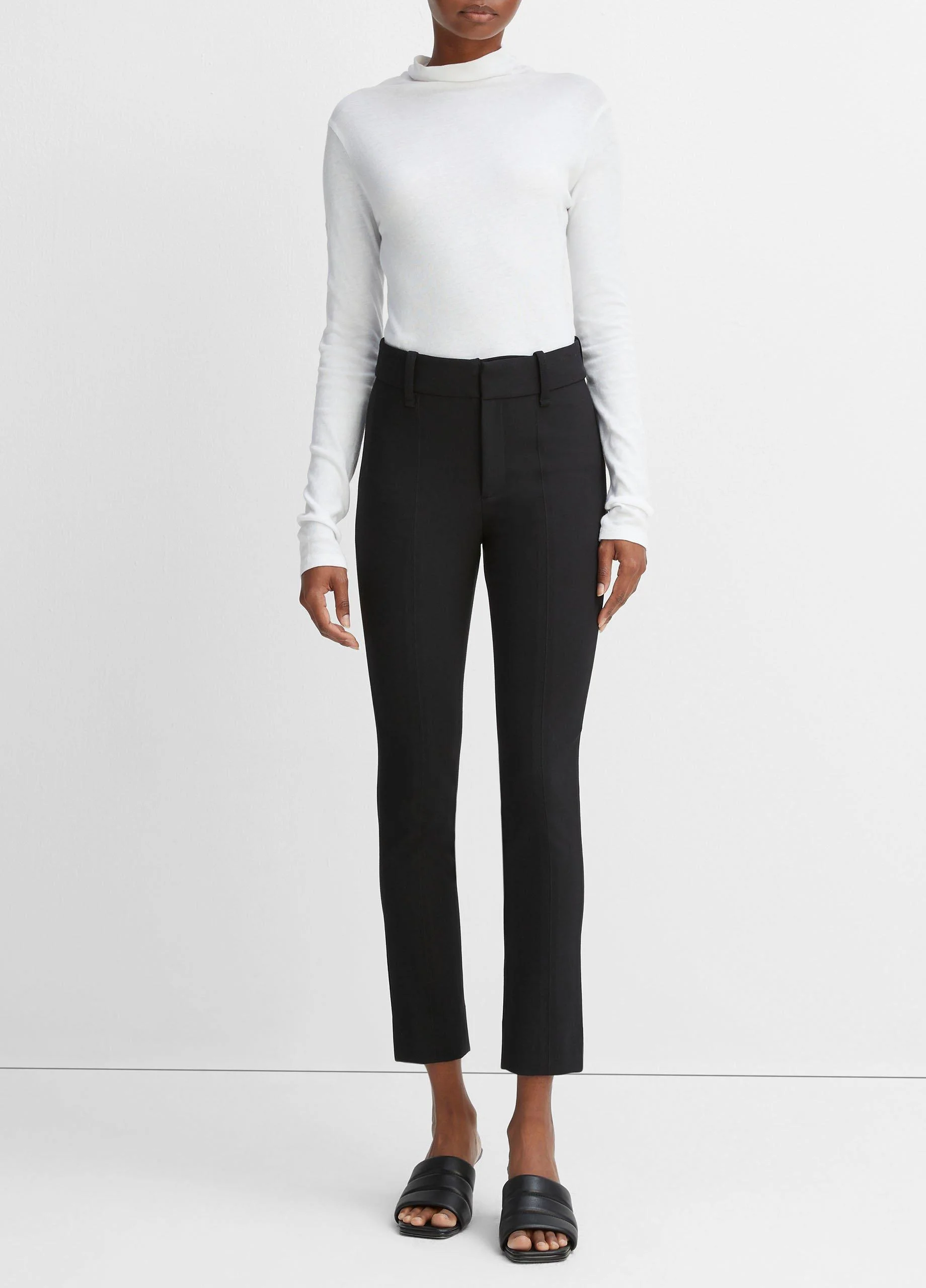 High Rise Cigarette Pant - 1