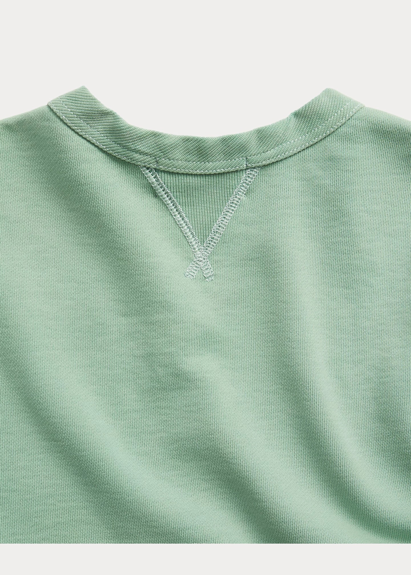 Garment-Dyed Logo Fleece Sweatshirt - 4