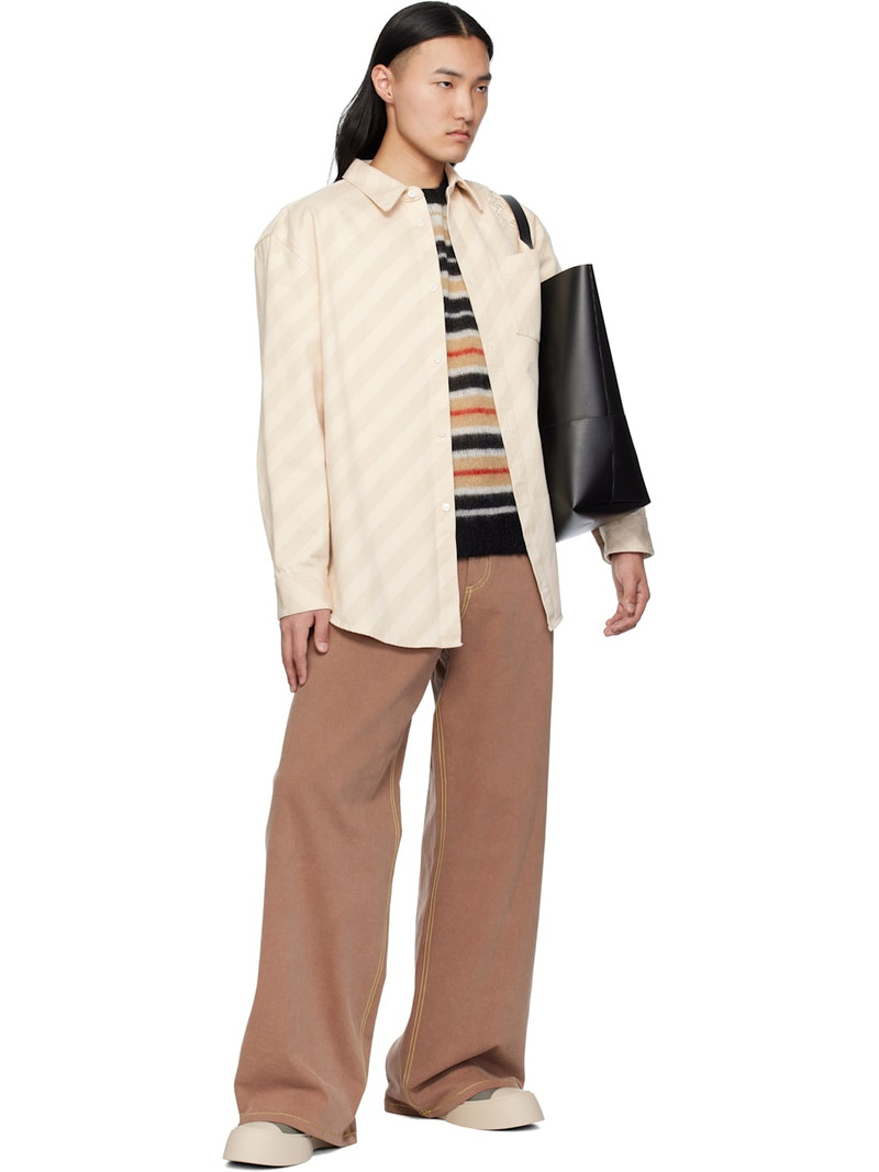 Marni Gray Pablo Sabot Slip-on Loafers outlook