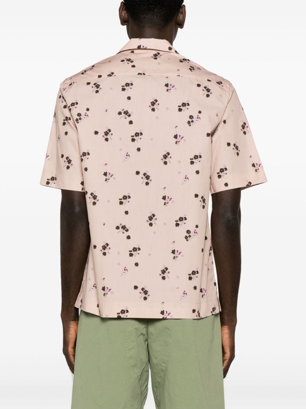 floral-print short-sleeve shirt - 4