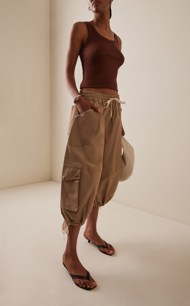 CO Cotton-Twill Pants brown outlook