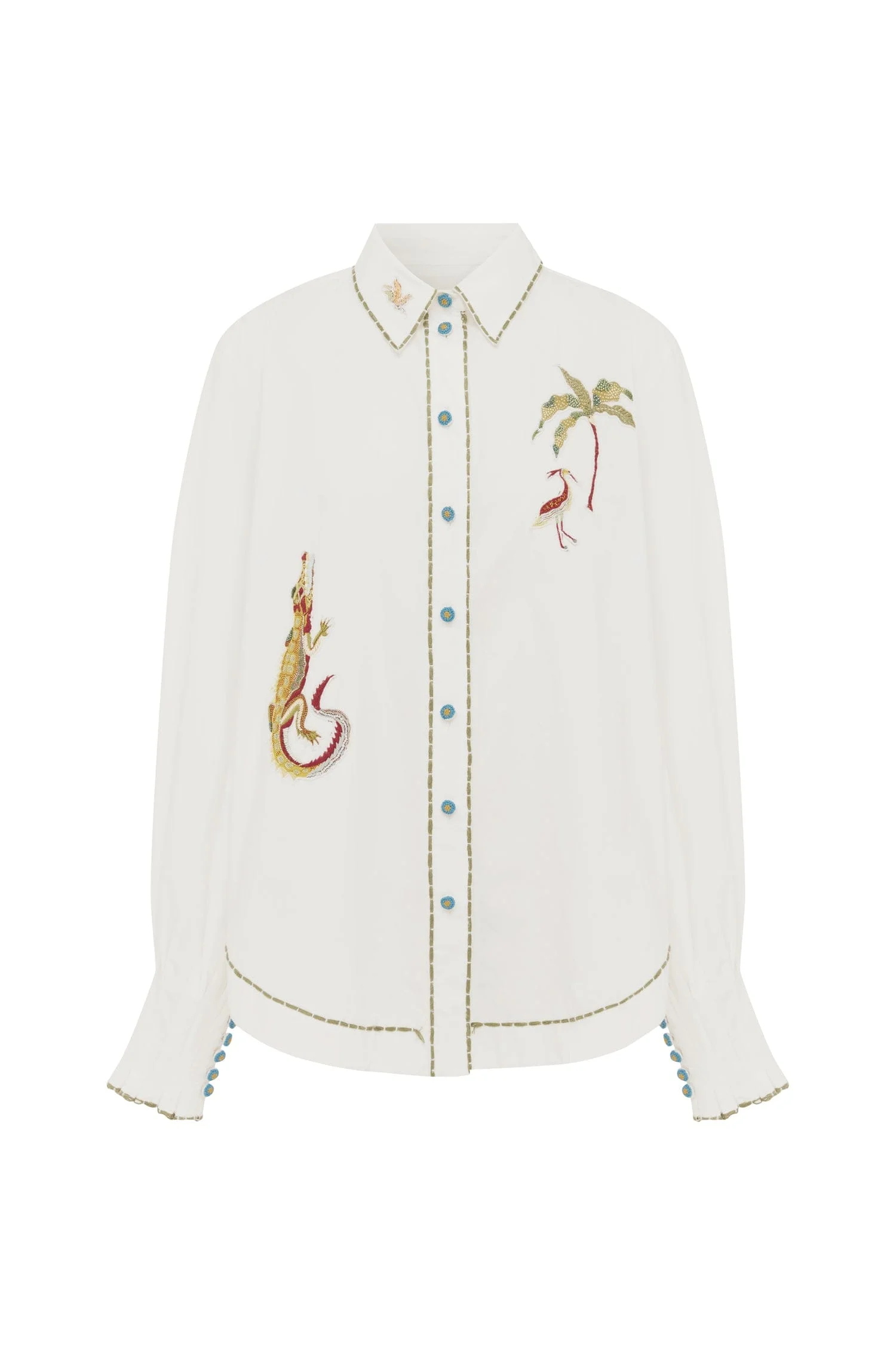 Camelia Embellished Shirt - 1
