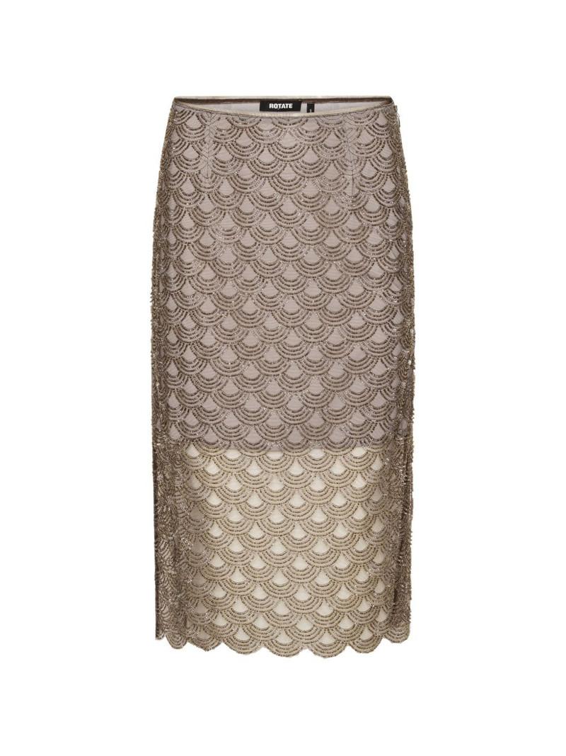 sequin-embellished midi skirt 1