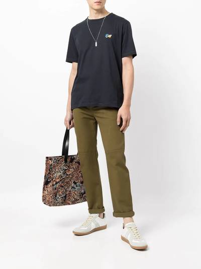 Paul Smith logo-embroidered organic cotton T-shirt outlook