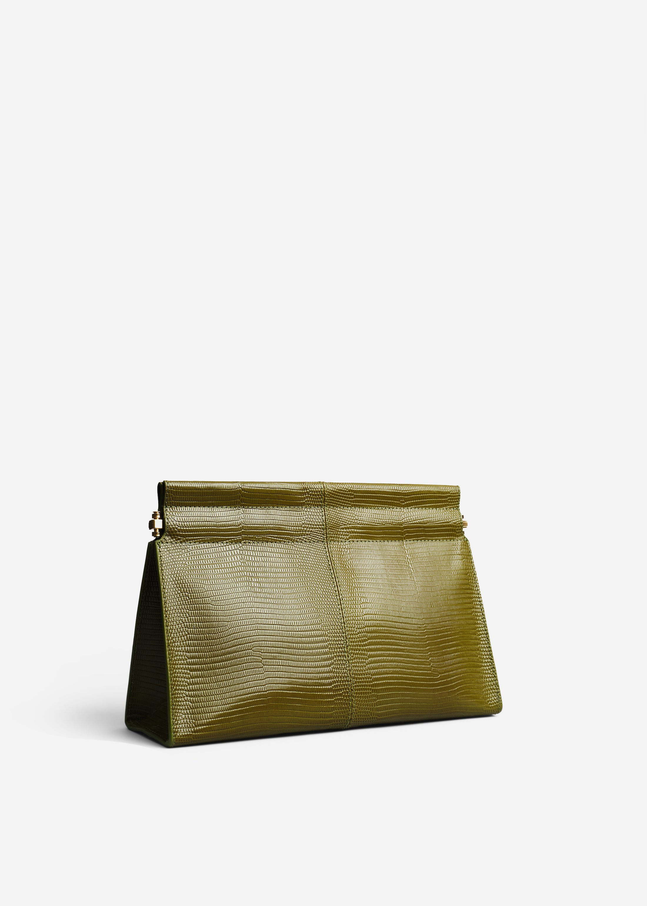 Small Clutch in Olive - 2