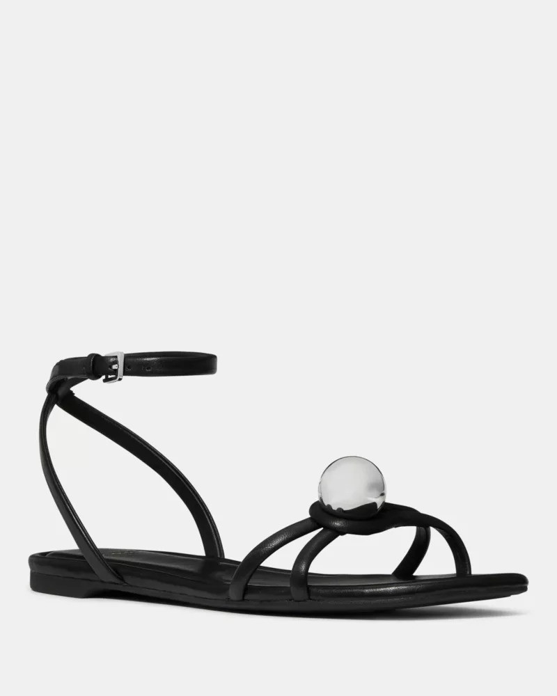 kate spade Harmony Smooth Leather Flat Sandal outlook